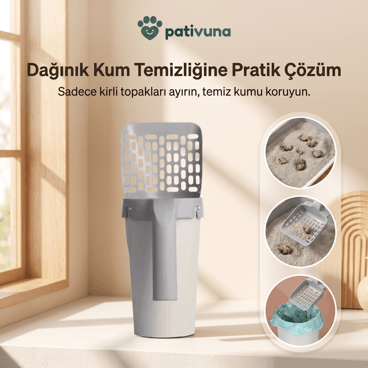 Akıllı Kedi Kum Temizleyicisi