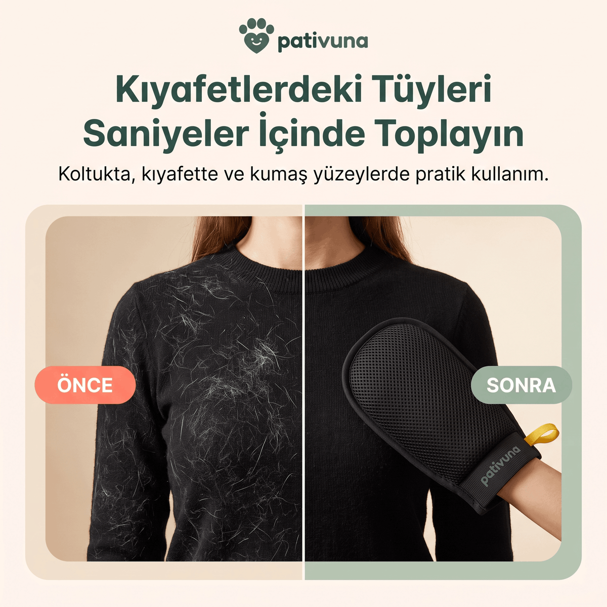 Tüy Toplayıcı Eldiven